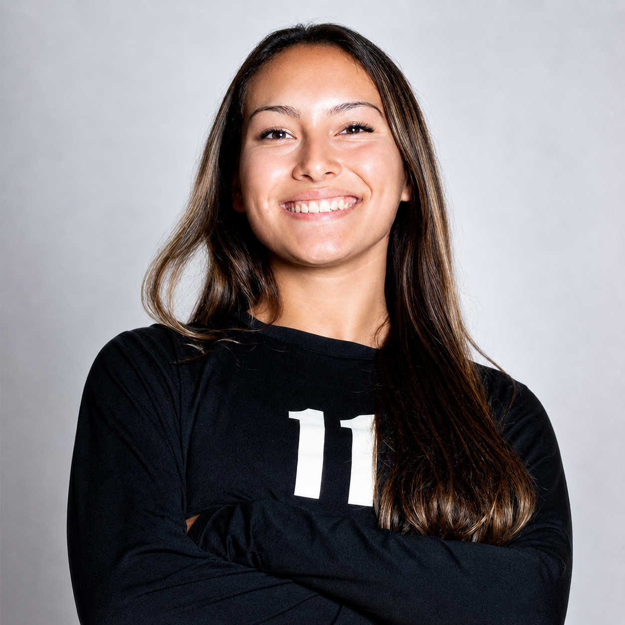 Volleyball player in action